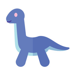 Isolated cute dinosaur toy icon Vector illustration