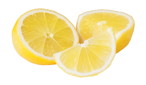 lemon fruit on transparent background. png file