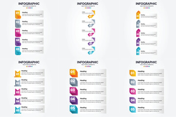 Use this vector illustration infographics set to make your advertising in brochures. flyers. and magazines stand out.
