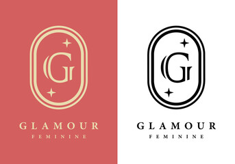 Letter G logo, perfect for salons, spas, and others.