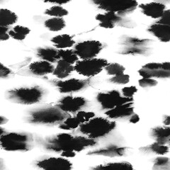 Seamless hand drawing leopard texture. © kenan