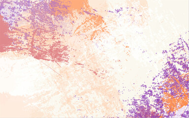 Grunge texture splash paint multicolor background vector