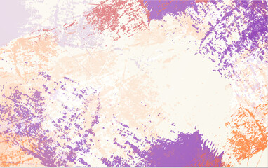 Grunge texture splash paint multicolor background vector