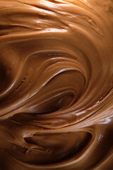 Close up of peanut butter sauce