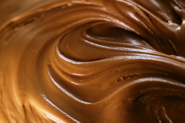 Close up of peanut butter sauce