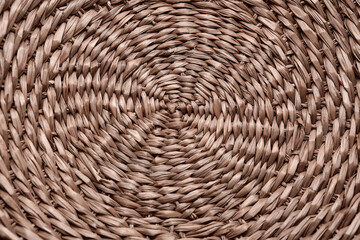 Obraz premium Closeup view of wicker texture as background