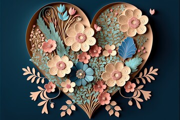 Valentine's day Card Art