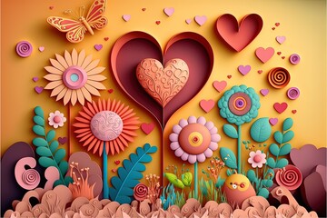 Valentine's day Card Art