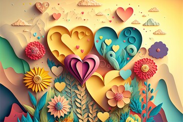 Valentine's day Card Art