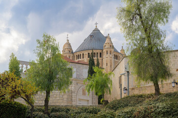 Dormition Abbey church. Jerusalem.