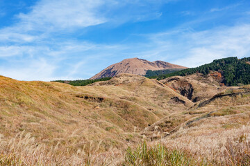 阿蘇の秋の風景	