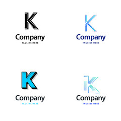 Letter K Big Logo Pack Design Creative Modern logos design for your business