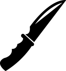 Knife vector icon. Illustration isolated for graphic and web design on white background..eps