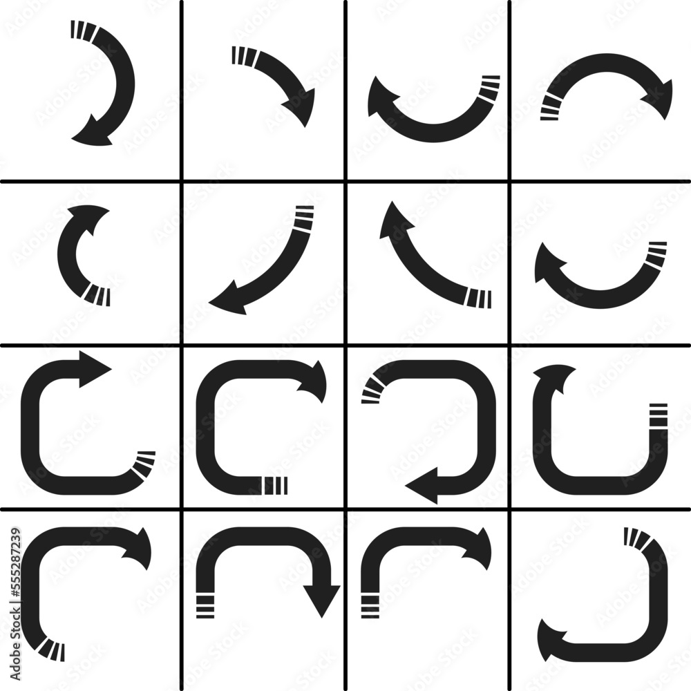 Poster set black arrows for web design. arrows vector icon. arrow icon. set of big black vector arrows. cur