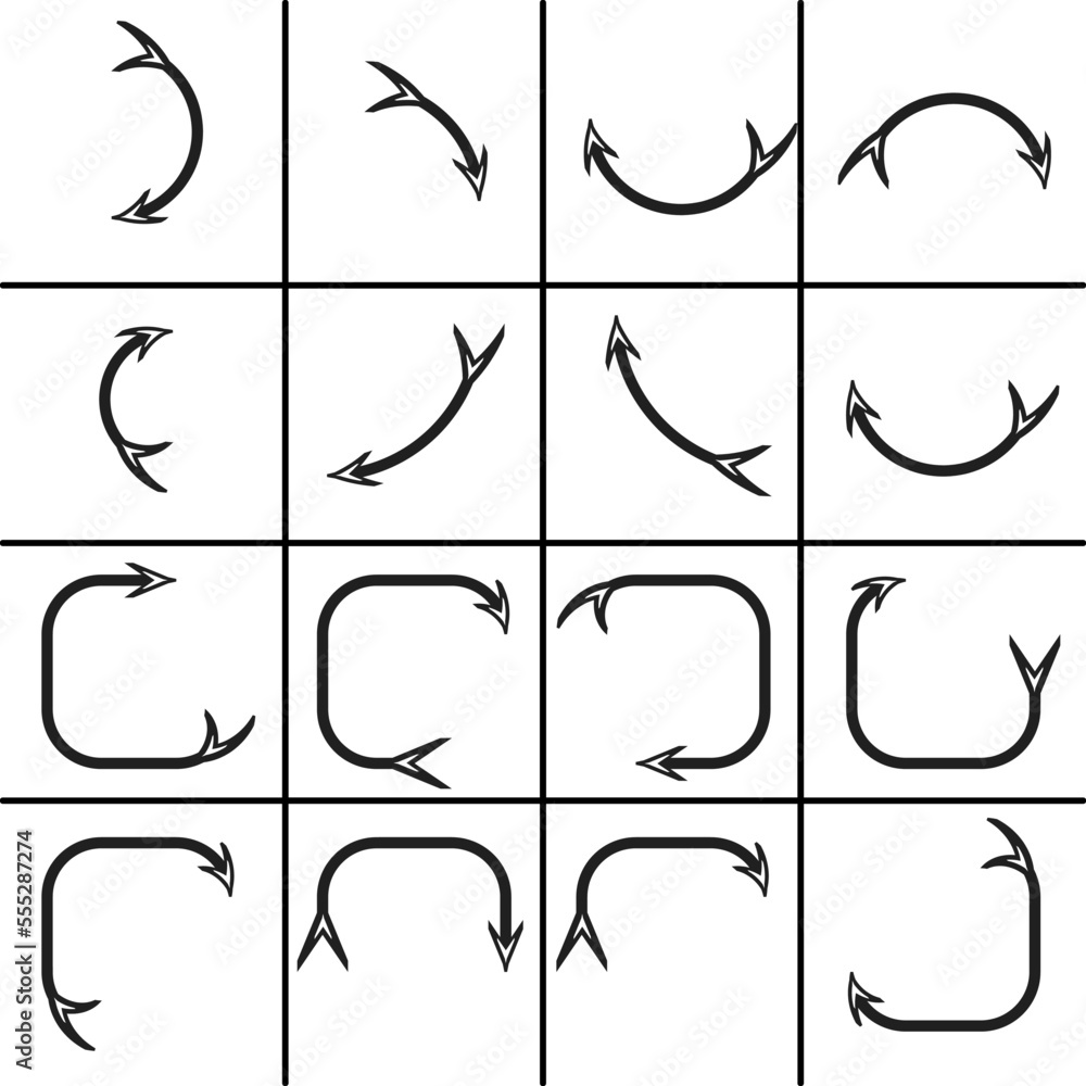Poster set black arrows for web design. arrows vector icon. arrow icon. set of big black vector arrows. cur