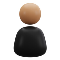 3d user icon