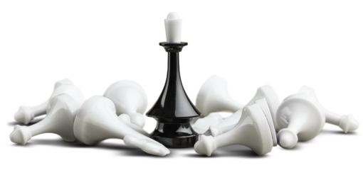 Wooden chess figures for play game