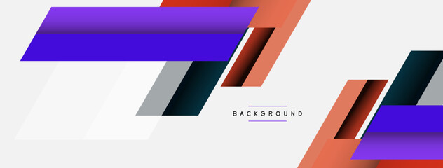 Background. Geometric diagonal square shapes and lines abstract composition. Vector illustration for wallpaper banner background or landing page