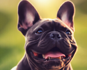 Fototapeta premium french bulldog puppy