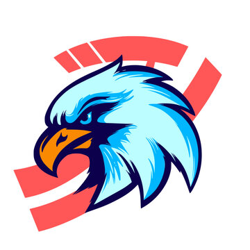 Eagle illustration mascot logo