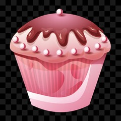 cake vector art isolated