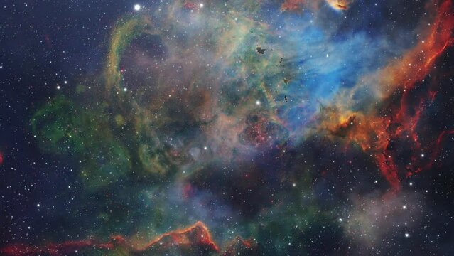 view,  universe and nebula 4k