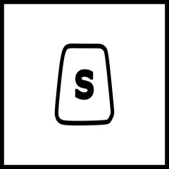 shopping bag with the letter s on it