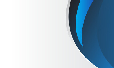 abstract background with blue wavy shape Background for Business presentation
