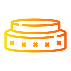 podium gradient icon
