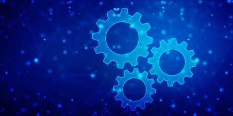 Process management, optimization operation, fix strategy industry, transmission gears wheel, software update status, Cog Gear Wheel on the technology abstract background