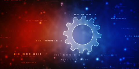 Process management, optimization operation, fix strategy industry, transmission gears wheel, software update status, Cog Gear Wheel on the technology abstract background