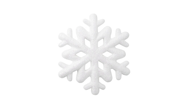 snowflake isolated on white background