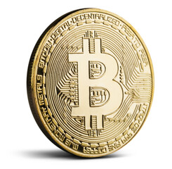 Physical version of gold cryptocurrency Bitcoin