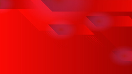 Red abstract background with geometric shape.Vector Illustration.