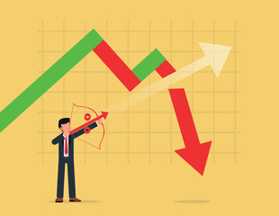 Investment volatility. Businessmen sell falling stocks in order to minimize the impact.