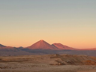 Fototapeta na wymiar Valle de La Luna Sunset Chile Atacama Desert