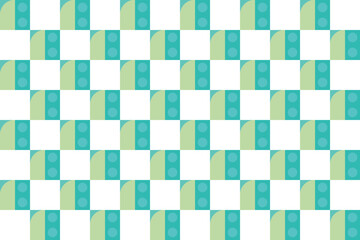 The Checkerboard Pattern The pattern typically contains Multi Colors where a single checker