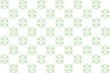 Geometric Checkers Pattern Vector Images is surrounded on all four sides by a checker of a different colour.
