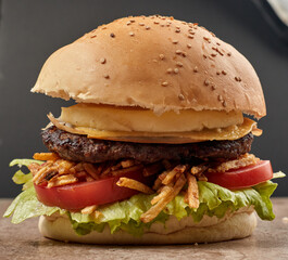 Hamburguesa con carne