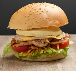 Hamburguesa Filetareis de pollo