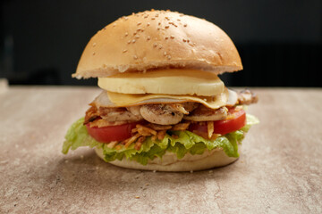 Hamburguesa Filetareis de pollo