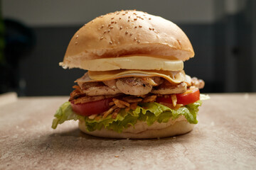 Hamburguesa Filetareis de pollo