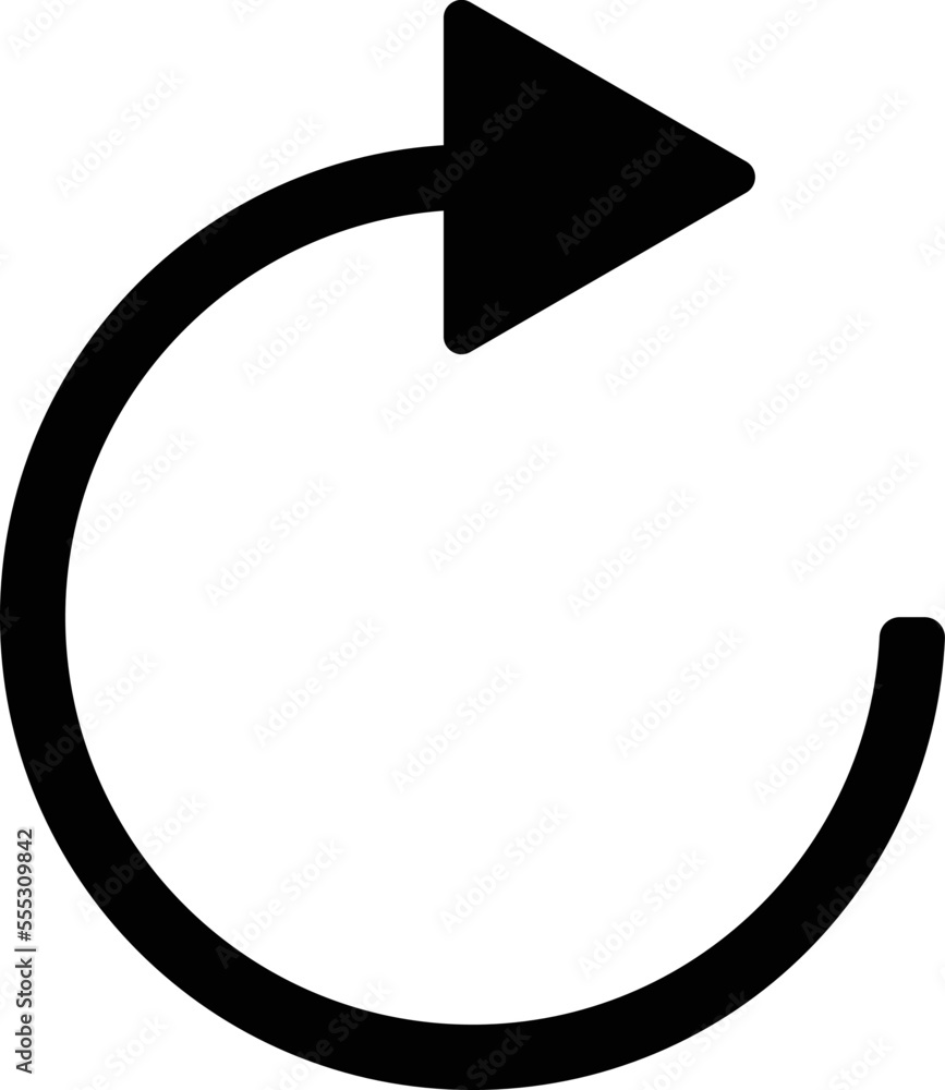 Poster update button icon . reload icon vector for websites