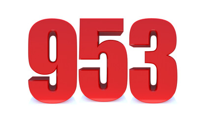 953 number