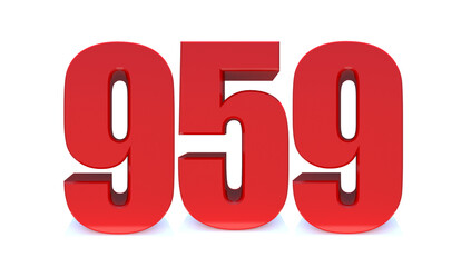 959 number