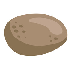 Gravel vector illustration in flat color design