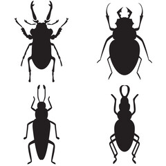 set of silhouettes