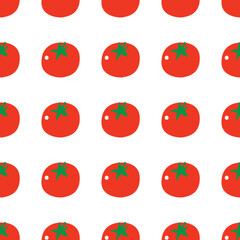 トマトの壁紙、背景（シームレスパターン）