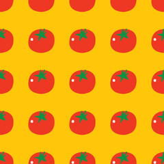 トマトの壁紙、背景（シームレスパターン）