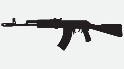 Fototapeta premium rifle isolated on white